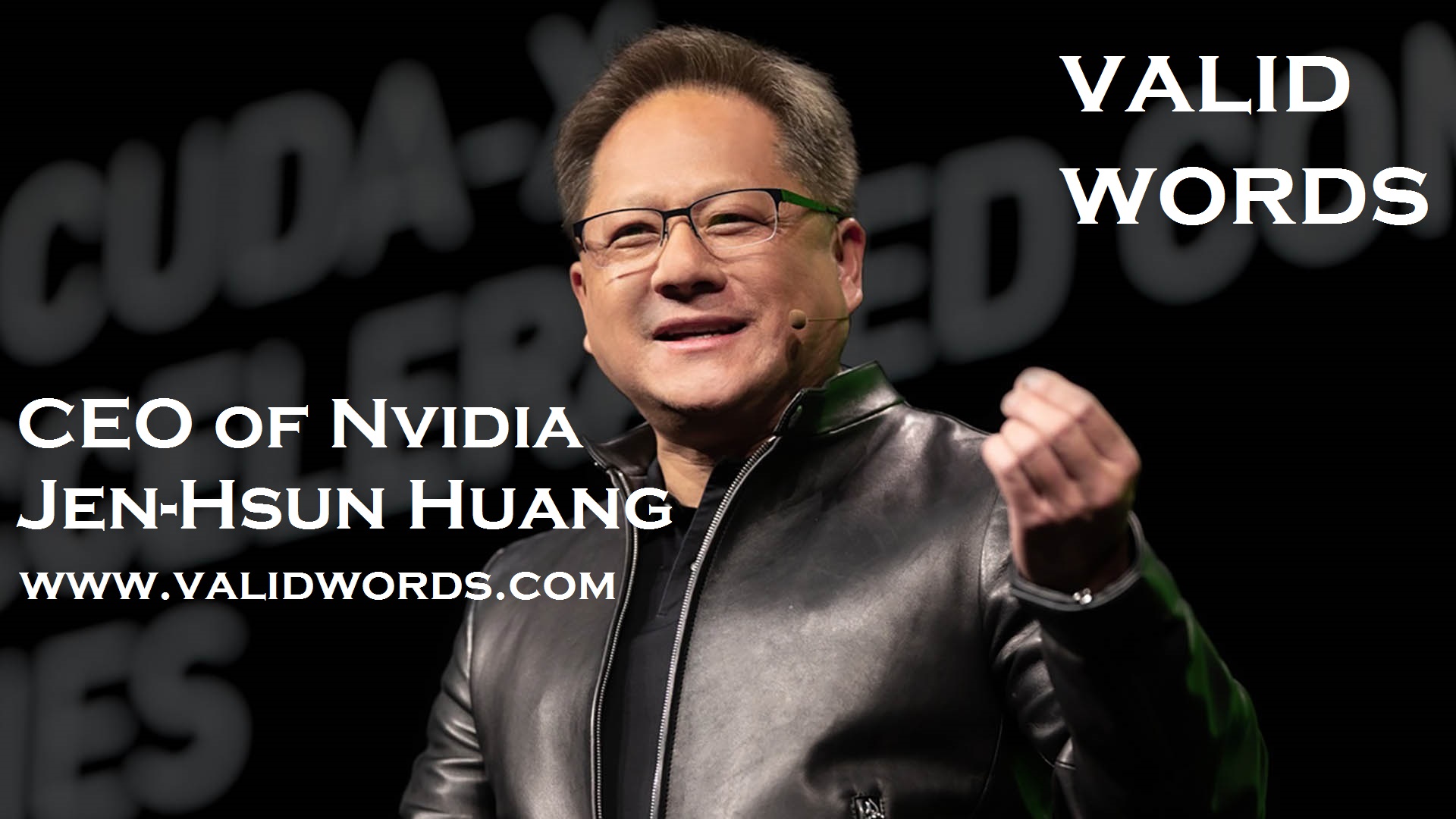 CEO of Nvidia Jen-Hsun Huang