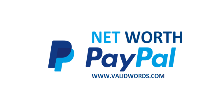 The Net Worth of Paypal Holdings Inc